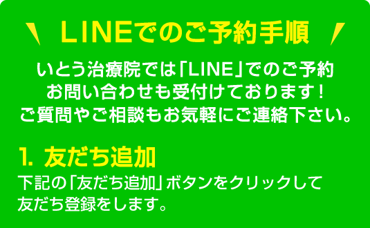 LINEでのお問合せ