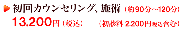 初回カウンセリング、施術